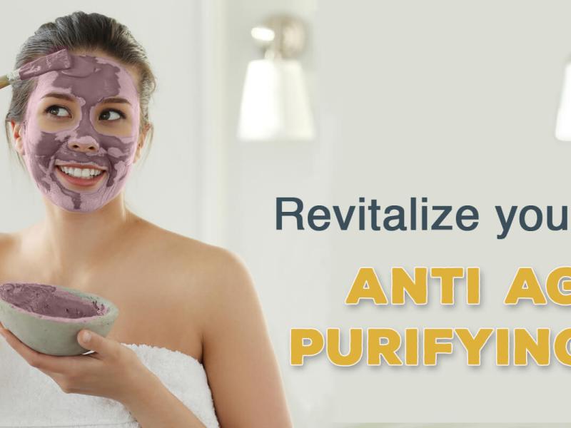 Know how to revitalize your skin with anti aging purifying mask